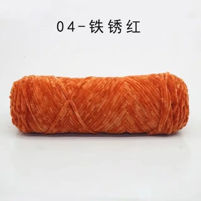 Крупная супермягкая ручная теплая 100 г бархатная синель оптовая продажа свитер