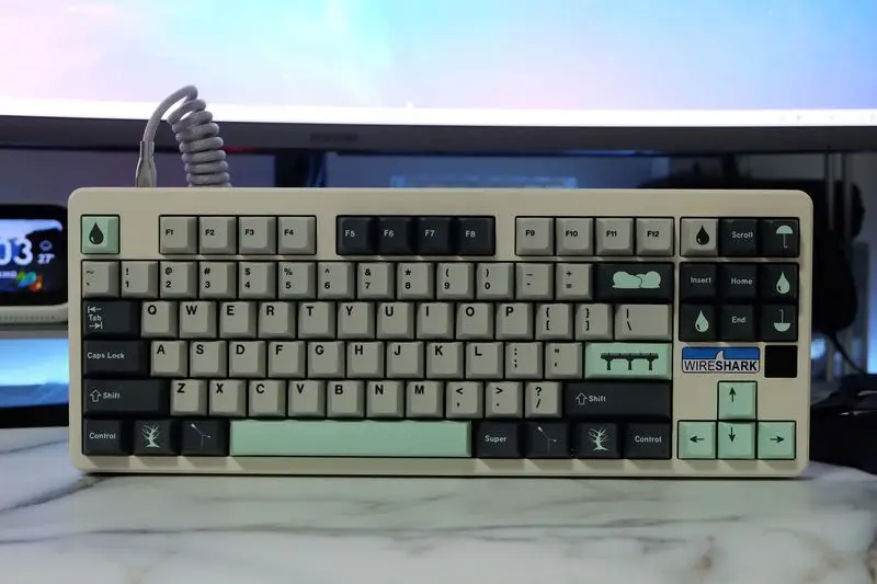 GMK Rain Day Clone 140 колпачков для клавиш PBT Dye Корейская колпачок клавиатуры MX Switch