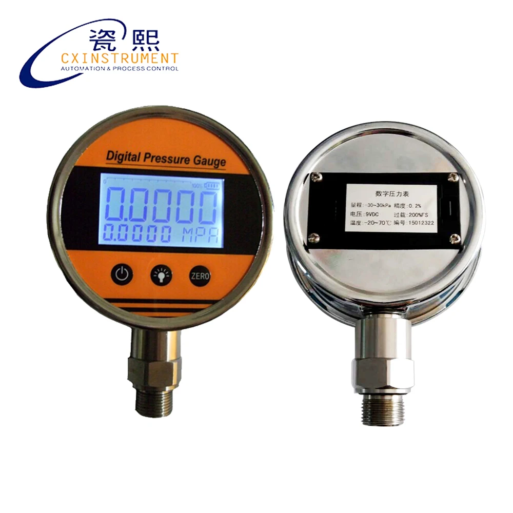 Цифровой манометр с ЖК дисплеем точность 0.2% максимальное давление 100 МПа|pressure
