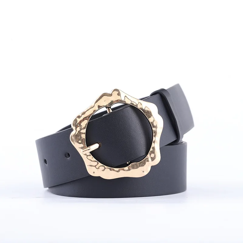 

Women Belt 2020 Gold Buckle Belts for Women Creative Waistband Female Designer Fashion New Jeans Dress