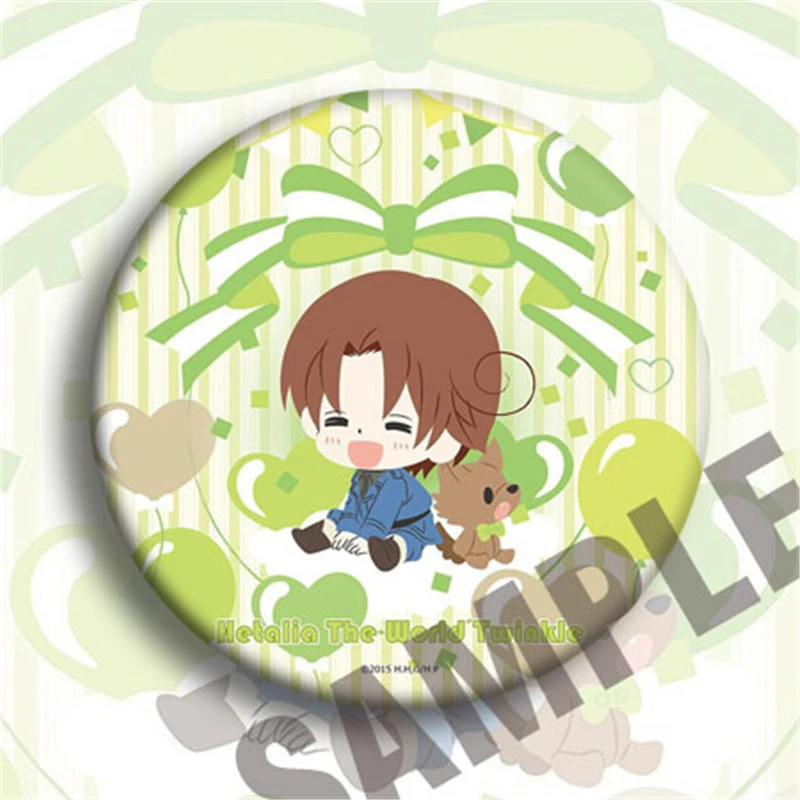 11 шт. японские комиксы Hetalia: оси силы шпильки значок косплея брошь Коллекционная