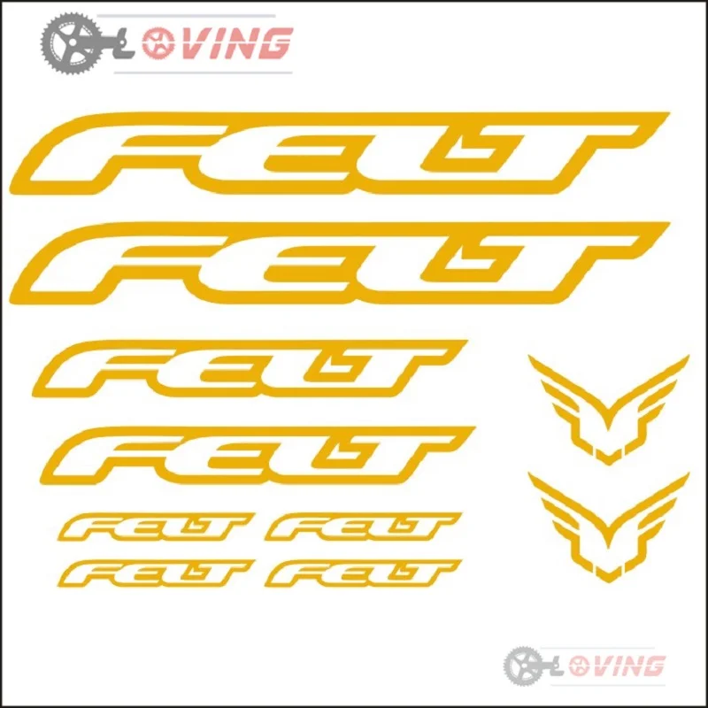 Наклейки на раму велосипеда 10 шт./набор | Спорт и развлечения