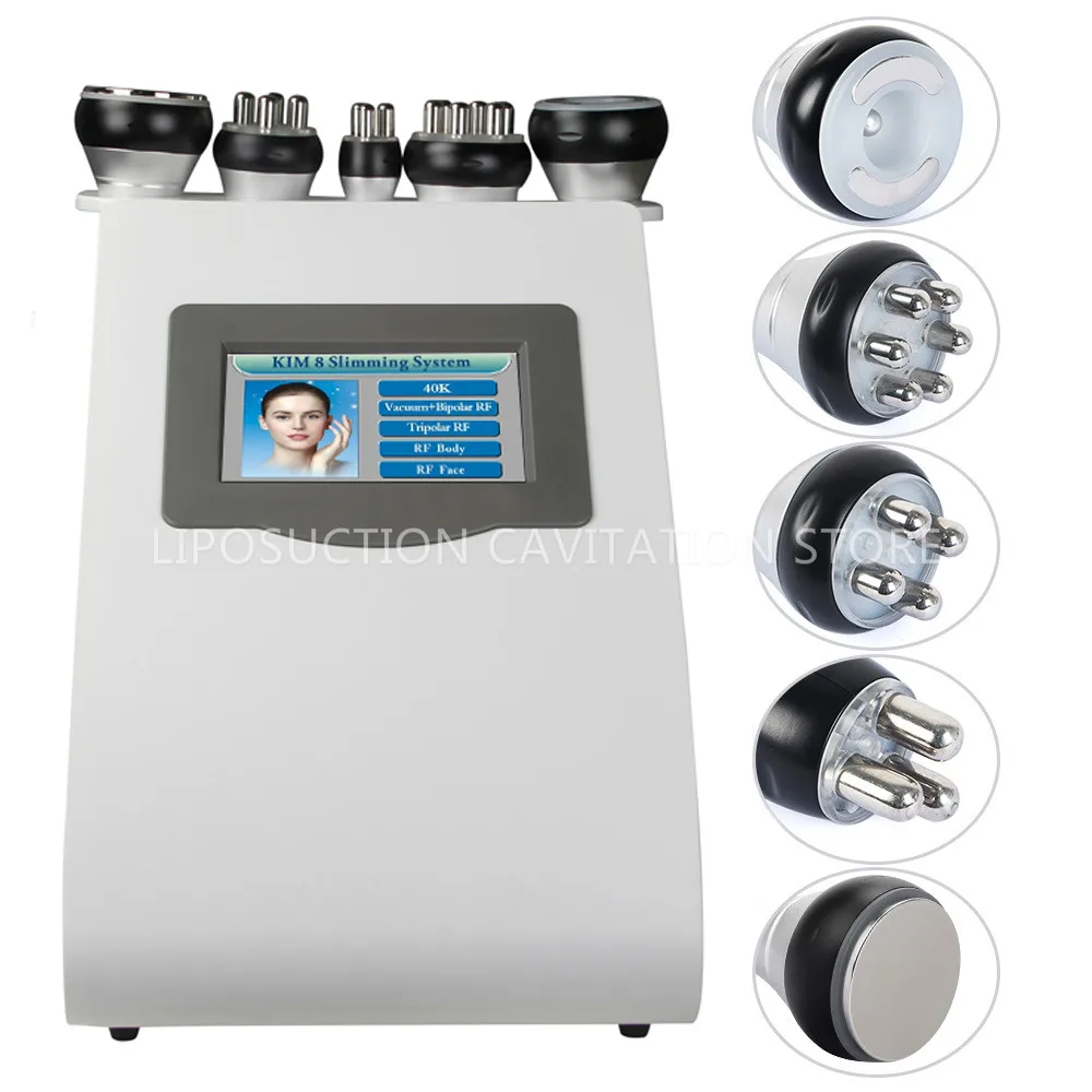 Портативная радиочастотная ультразвуковая кавитационная машина 5 в 1 40k для