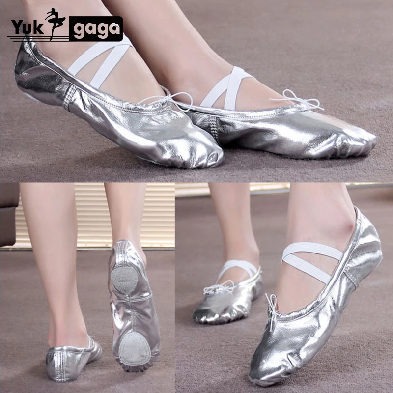

Yukigaga PU Top Gold Soft Indian women Belly Dance Shoes Leather Belly Ballet Dance Shoes Children Girls Woman a03e