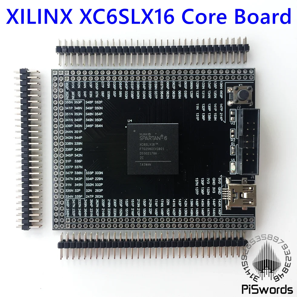 Xilinx FPGA spartan6 XC6SLX25 XC6SLX16 минимальная системная плата|Демонстрационные стенды| |