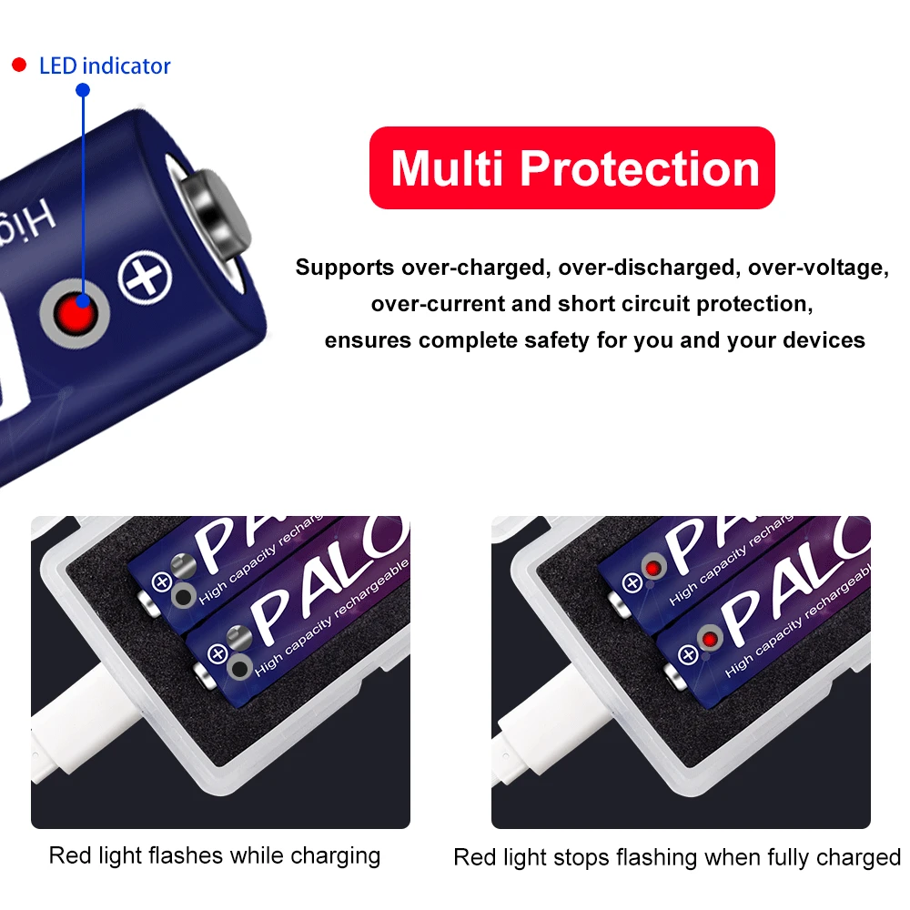 Аккумулятор AA 1 5 в оригинальный аккумулятор МВт/ч литиевая аккумуляторная