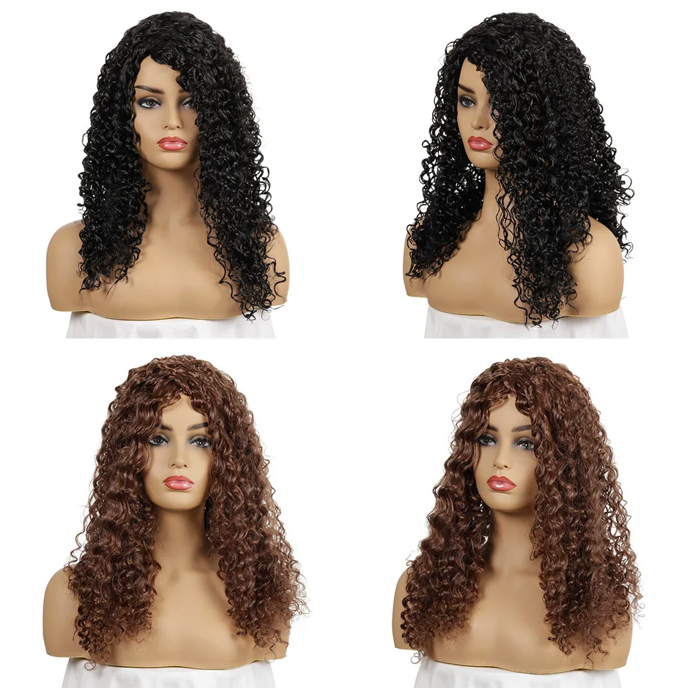 

Афро кудрявый парик Джерри кудрявый парик для белых/черных женщин волос парики термостойкие синтетические парики натуральные поддельные в...