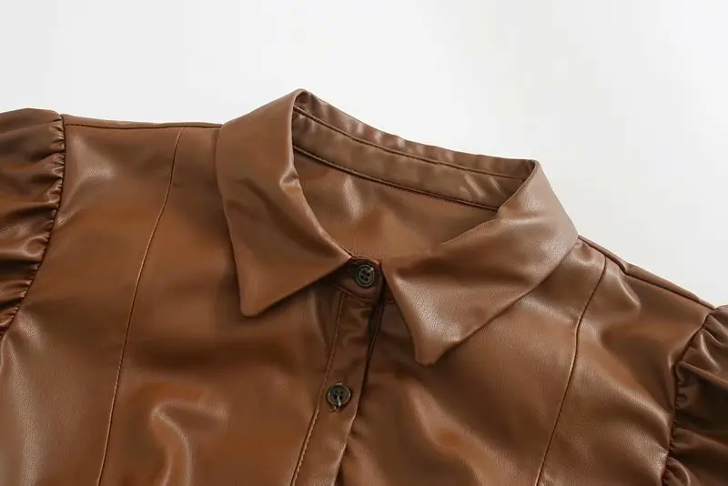 Женское платье-рубашка средней длины элегантное Плиссированное Платье из