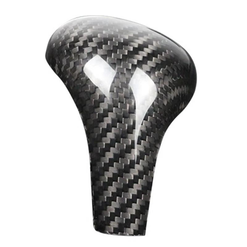 

Carbon Fiber Car Gear Shift Knob Cover Cap Handle Sleeve Button Sticker for A4L A4 A5 Q5 A6L Q7