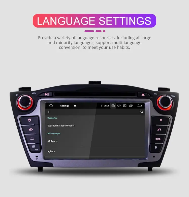 Besina Android 9,0 Автомобильный DVD плеер для hyundai Tucson/IX35 2011 2012 2013 gps 2Din автомобиль радио стерео Мультимедиа Autoaudio WI-FI RDS