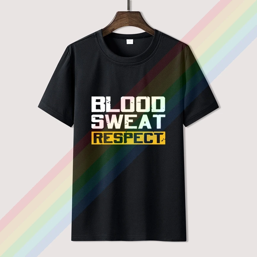 

Blood Sweat Respect Project - Rock Logo T Shirt For Men Limitied Edition Unisex Brand T-shirt Cotton Amazing Short Sleeve Tops