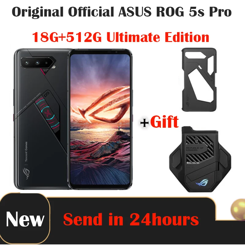 Оригинальный Официальный Новый оригинальный Смартфон ASUS ROG 5s Pro Snapdragon 888 + Plus 6 78