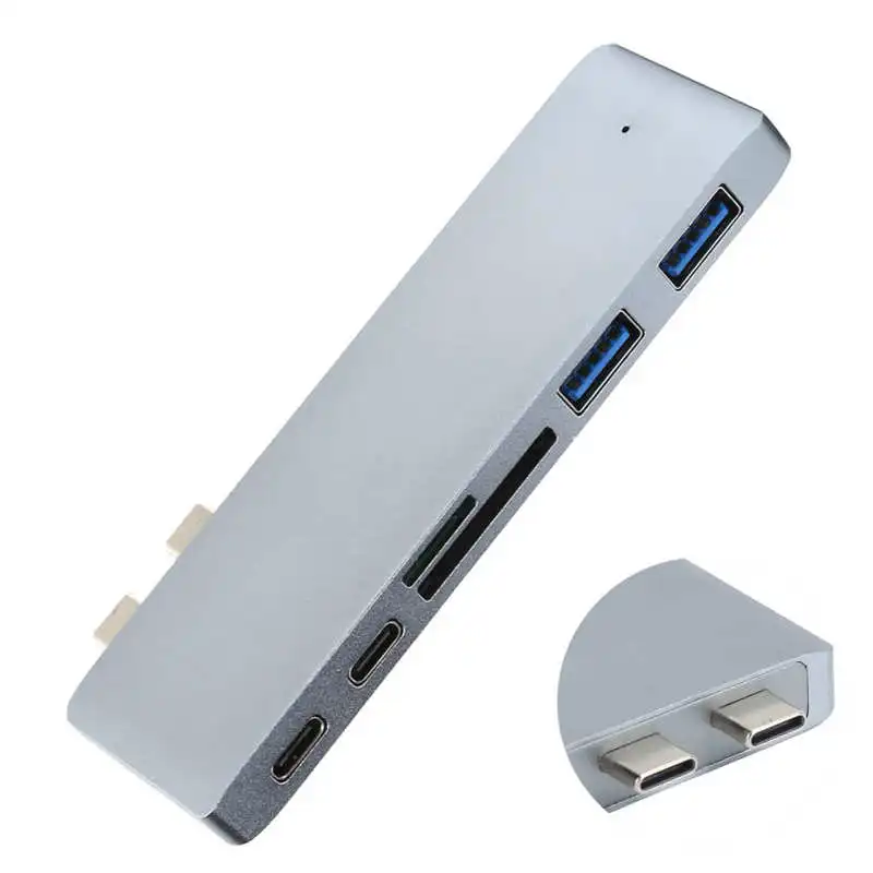 Концентратор USB 3 0 Type C с кардридером для карт памяти слотом MacBook Pro/Air 2020 U диска