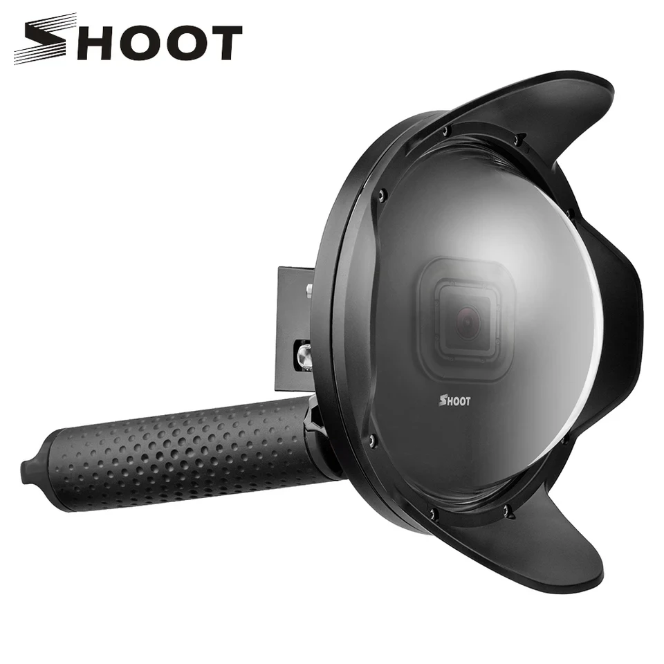 Подводный купол SHOOT для GoPro Hero 7 6 5 Black с Поплавковым захватом водонепроницаемый