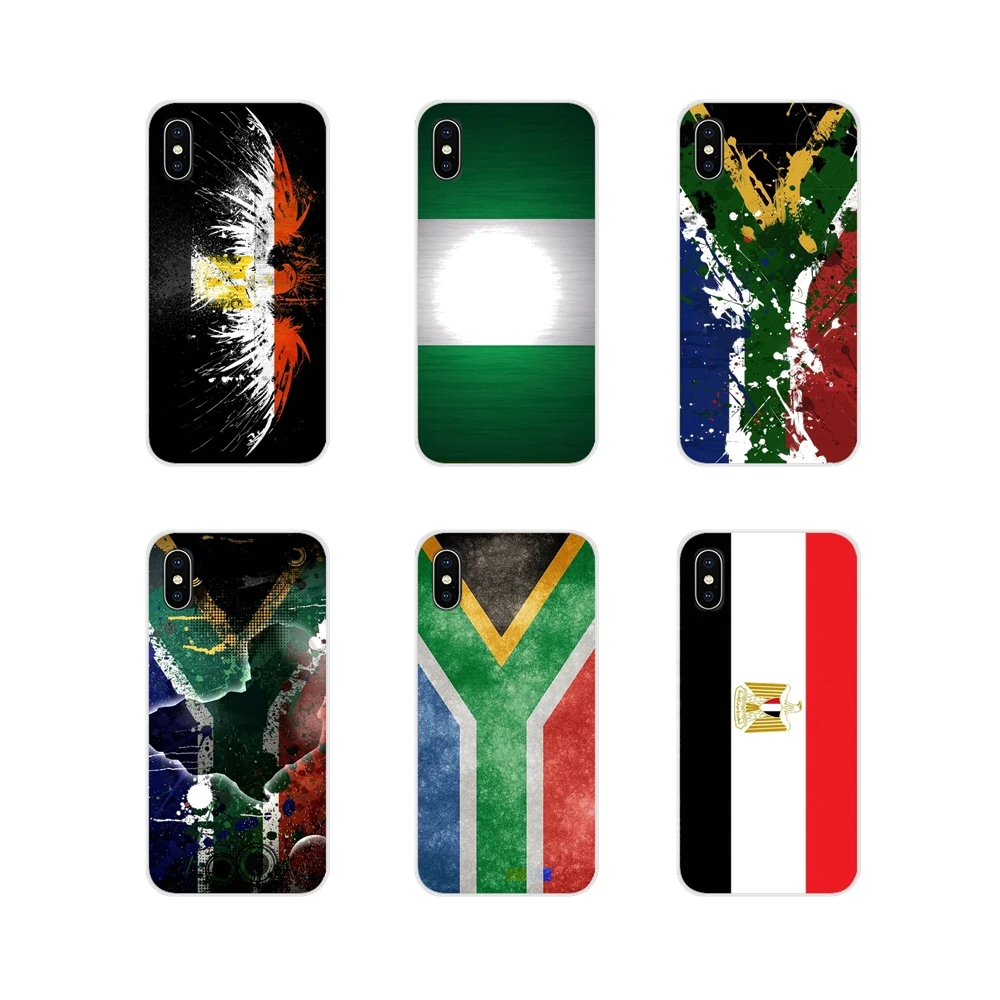 Чехлы для мобильных телефонов с египетским Нигерийским флагом Южной Африки Apple