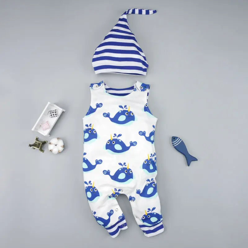 Комбинезон для маленьких мальчиков и девочек 0 24 месяцев комбинезон без рукавов с