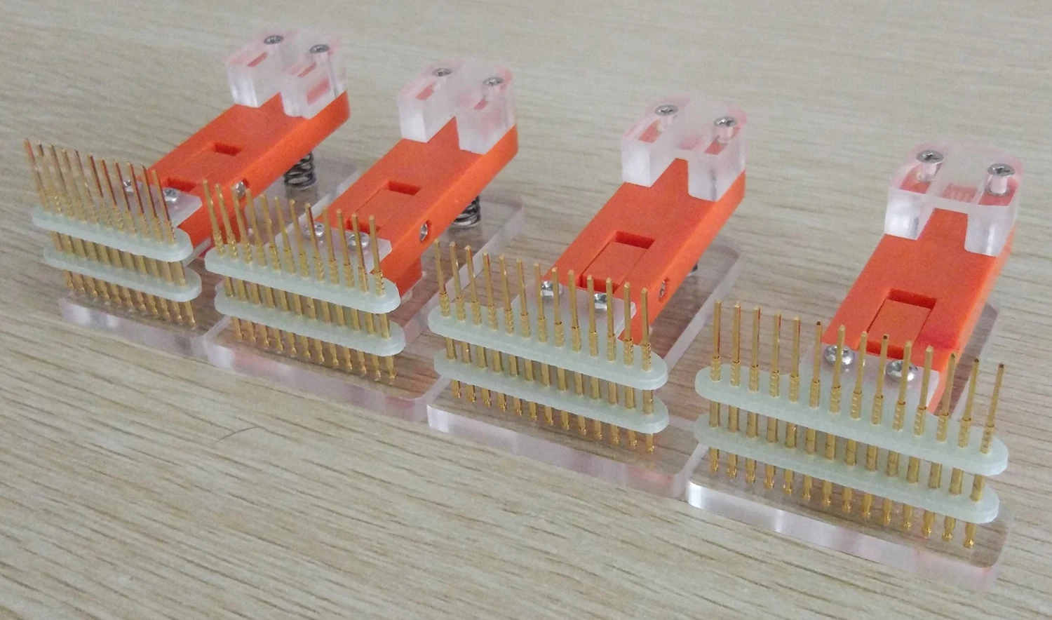 Зажим для обжига зажим зажима зонд пружинный штифт 2 54 беспроводной интервал 45