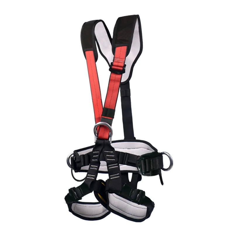 

Professional Strong Harness Belt for Rock Climbing Rappel Downhill