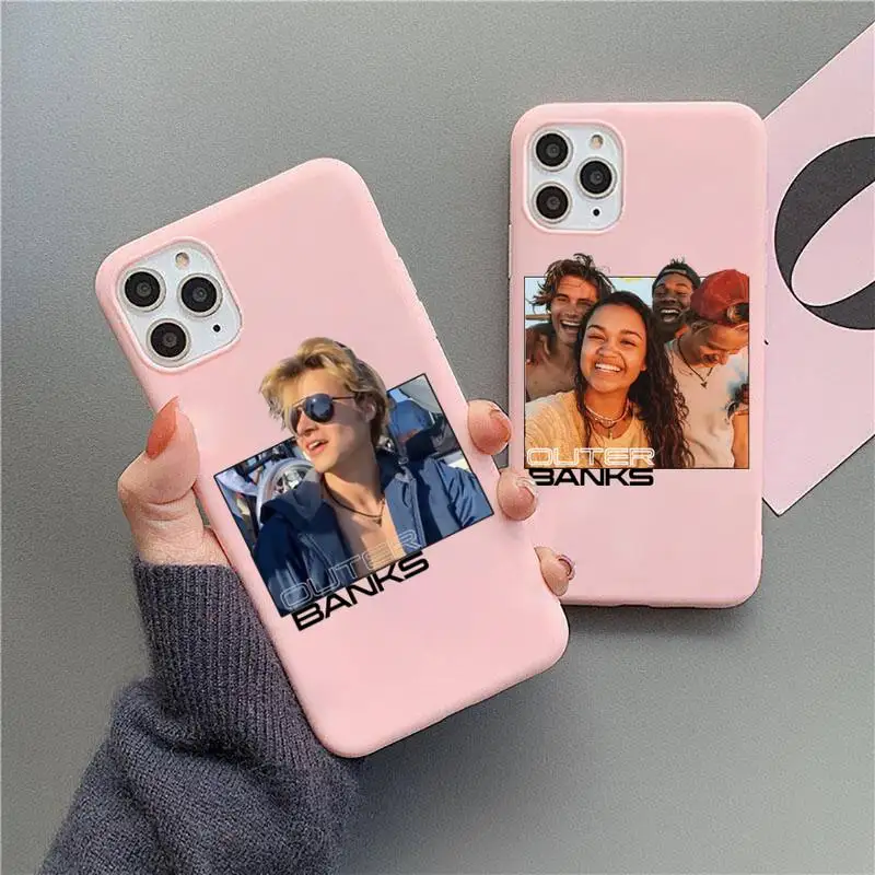 

Outer Banks Livin The Pogue Life Phone Case Candy Color for iPhone 6 6S 7 8 11 12 XS X SE 2020 XR mini pro Plus MAX Coque shell