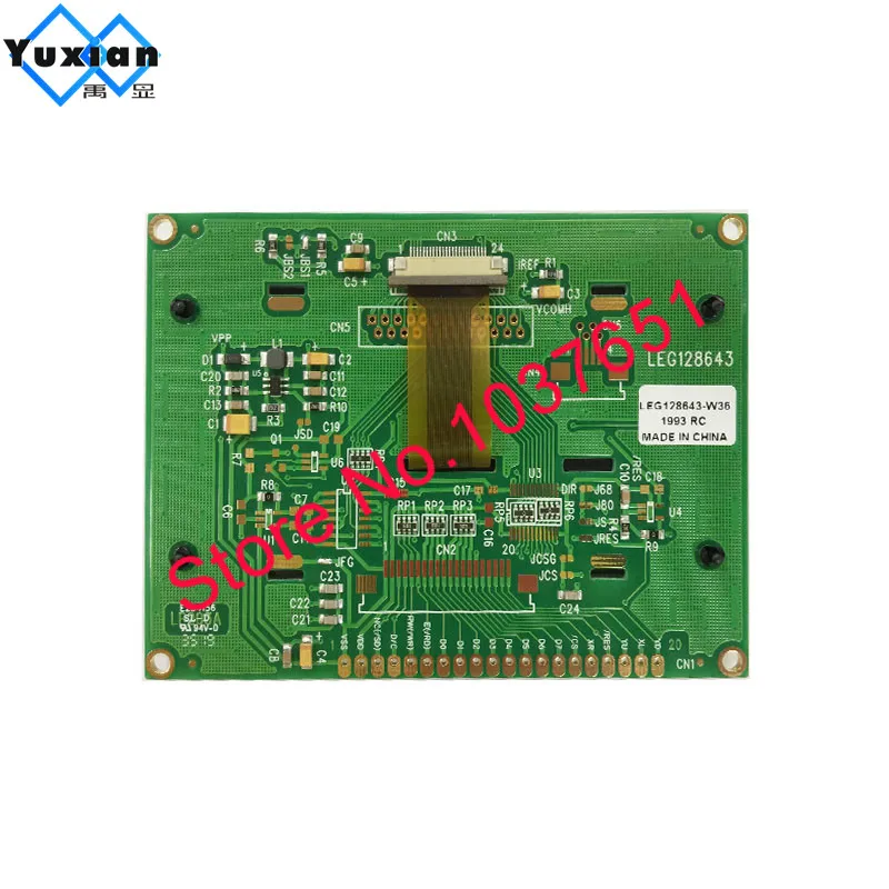 OLED 12864 128X64 8 битный mcu spi serial I2C IIC 2 7 дюйма 93*70 мм LEG128643|Запасные части| |