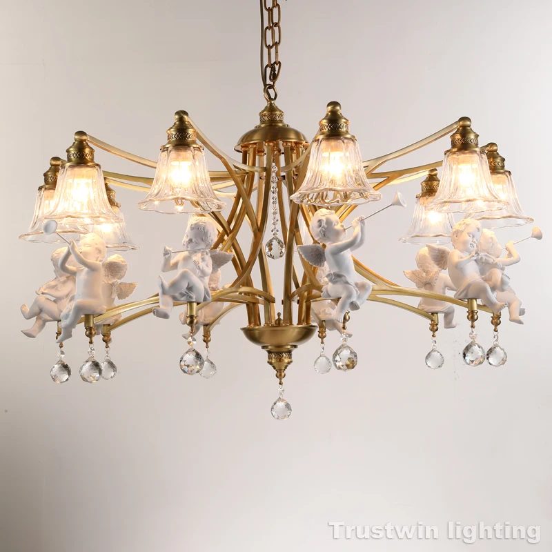 Классическая европейская американская современная светодиодная люстра