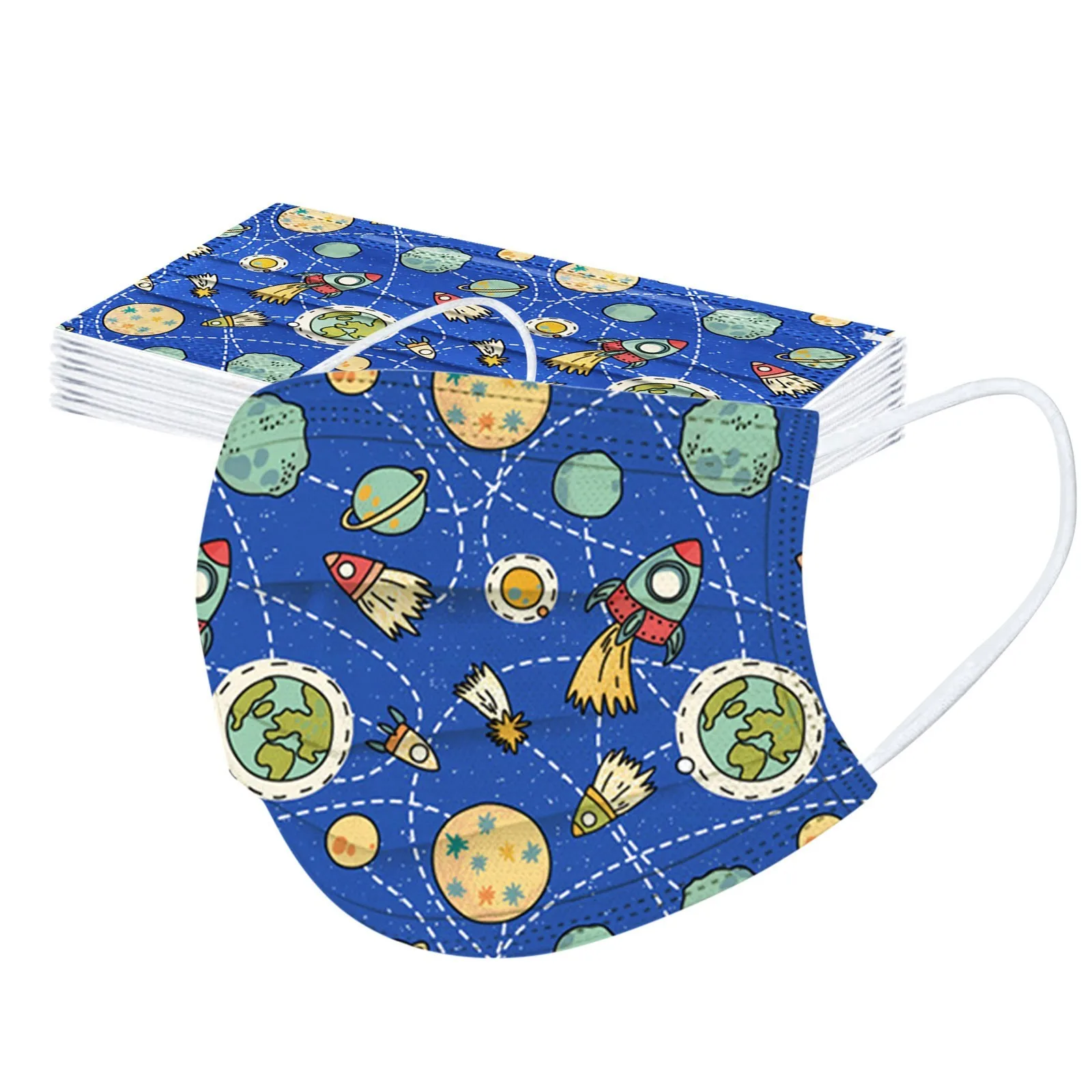 Маска детская одноразовая 3-слойная с фильтром 10 шт. | Красота и здоровье
