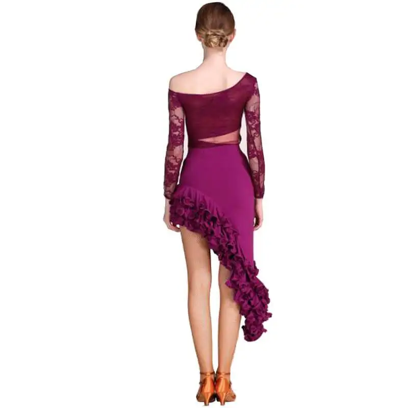 Фото Asymmetric Mini Latin Dress 207-236 Женская одежда Asymmetric Mini Latin Dress 207-236 Женская одежда