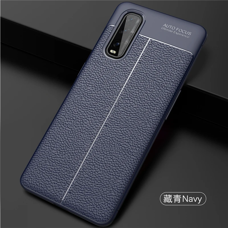 Для OPPO Find X2 чехол Capas жесткий противоударный мягкий резиновый бампер защитный для