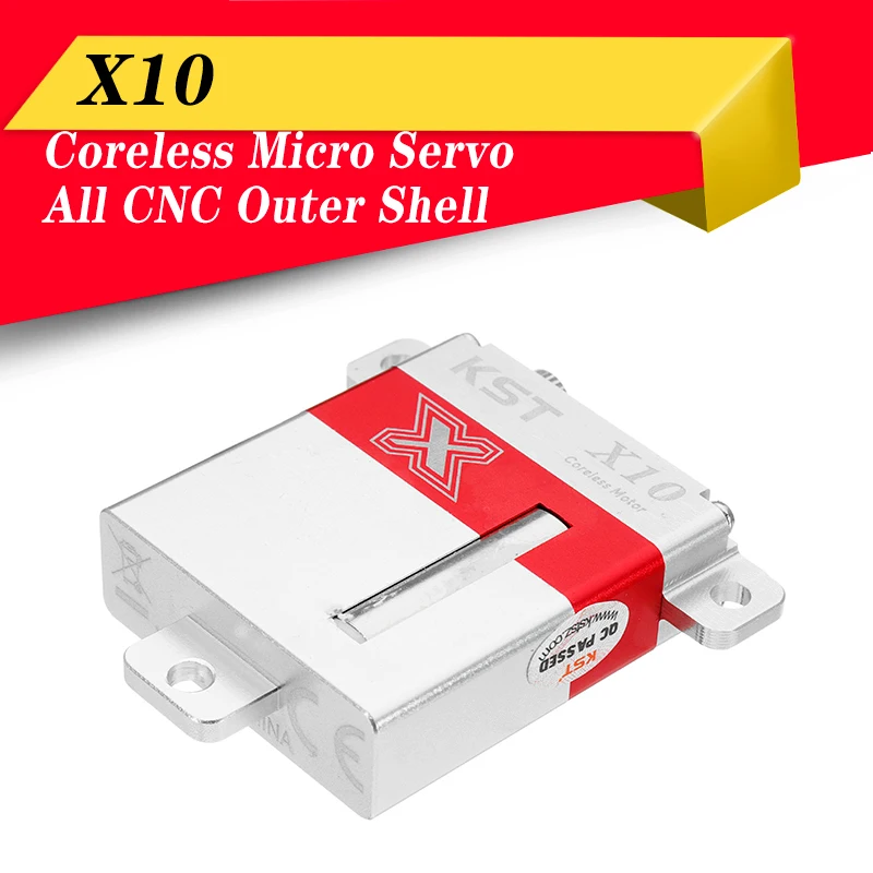 

KST Servo X10 X10 mini 9.5kg 4.8-8.4V Torque Metal Gear Thin Micro Digital Servo For RC Glider UAV Airplane Drone Aircraft