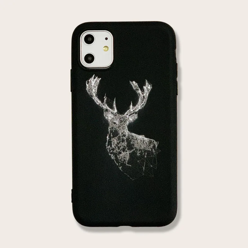 Фото Черный чехол для iphone 7 p/xr/x/xs/11/11 pro max защитный из ТПУ мягкий телефона cas Мобильные Черный чехол для iphone 7 p/xr/x/xs/11/11 pro max защитный из ТПУ мягкий телефона cas Мобильные