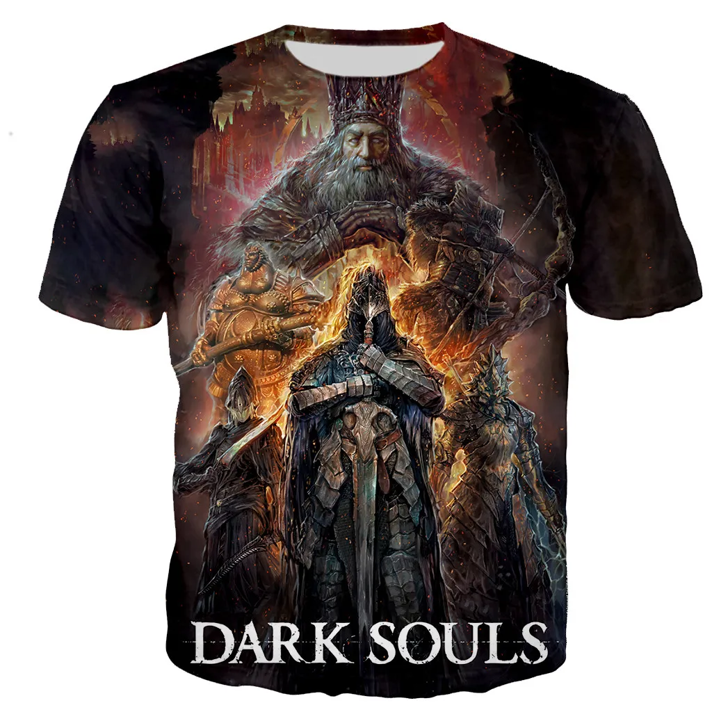 

Dark Souls T Shirt Men/women 3D Printed T-shirts Casual Harajuku Style Tshirt Streetwear Oversized Tee Tops Dropshipping
