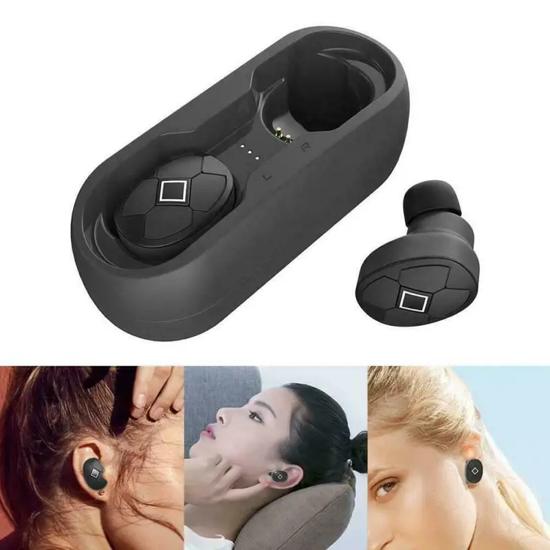 Bluetooth V5 гарнитура TWS беспроводные наушники мини-наушники стерео HiFi музыкальные