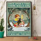 Там была девушка, которая любит стеганые постеры It was Me Художественная печать в винтажном стиле металлическая настенная табличка украшение на стену металлический знак