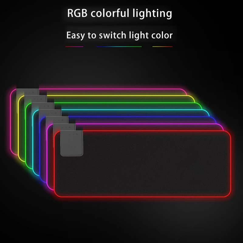 

Gaming Mouse Pad RGB Large Mouse Pad Gamer Big Mouse Mat Computer Mousepad Led Backlight Mause Pad with Wireless Charger