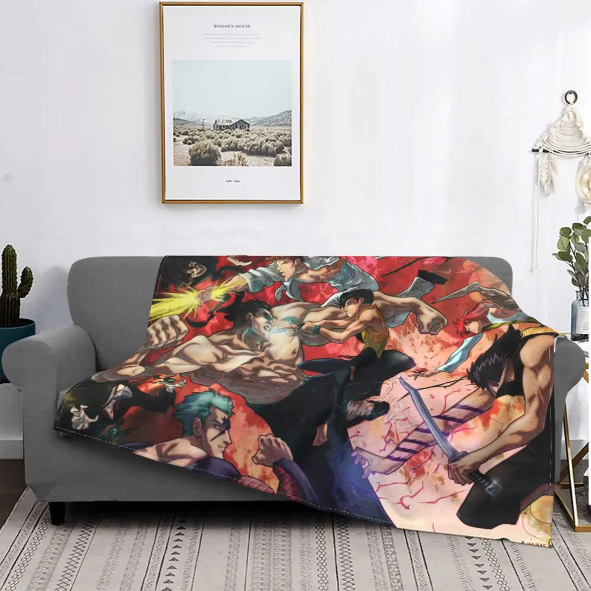 

YuYu Hakusho Urameshi Yuusuke одеяла для подростков из кораллового флиса для спальни