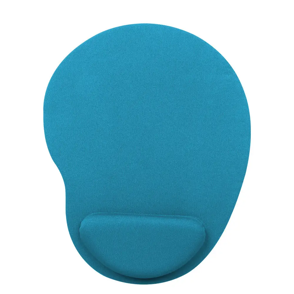Light Blue Коврик для мыши с поддержкой запястья для школьного офиса утолщенные коврики для мыши геймер коврики для мыши для настольного ПК компьютера ноутбука - Цвет: Light Blue