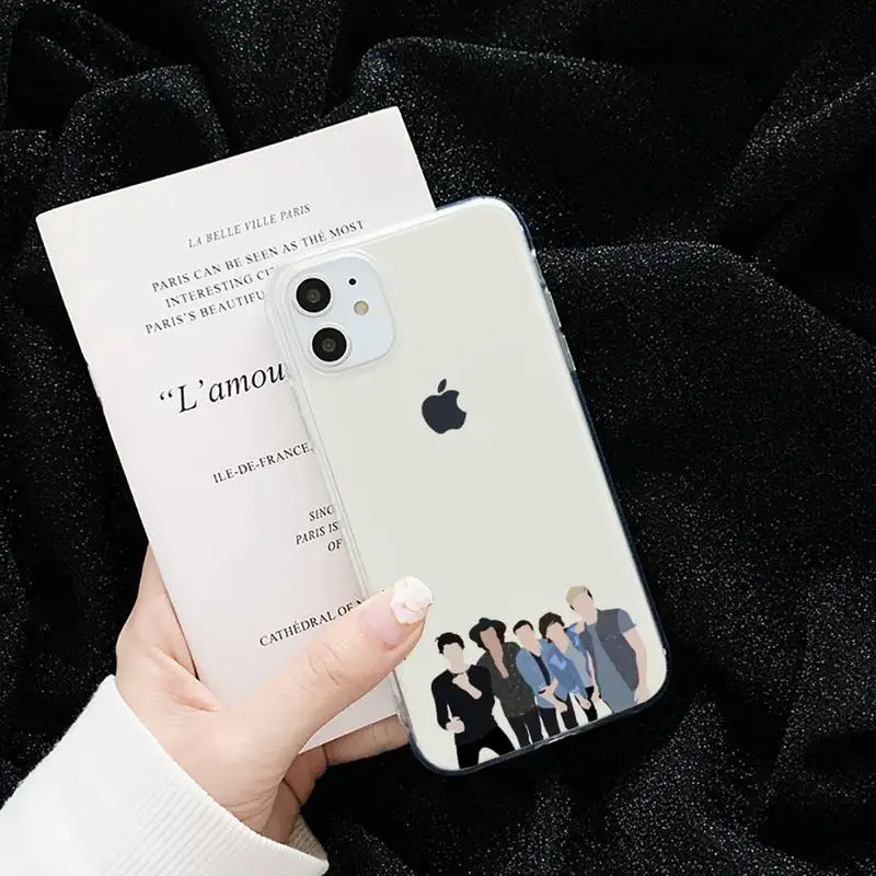 

One Direction Louis Tomlinson Phone Case Transparent for iPhone 11 12 mini pro XS MAX 8 Plus 7 X XR