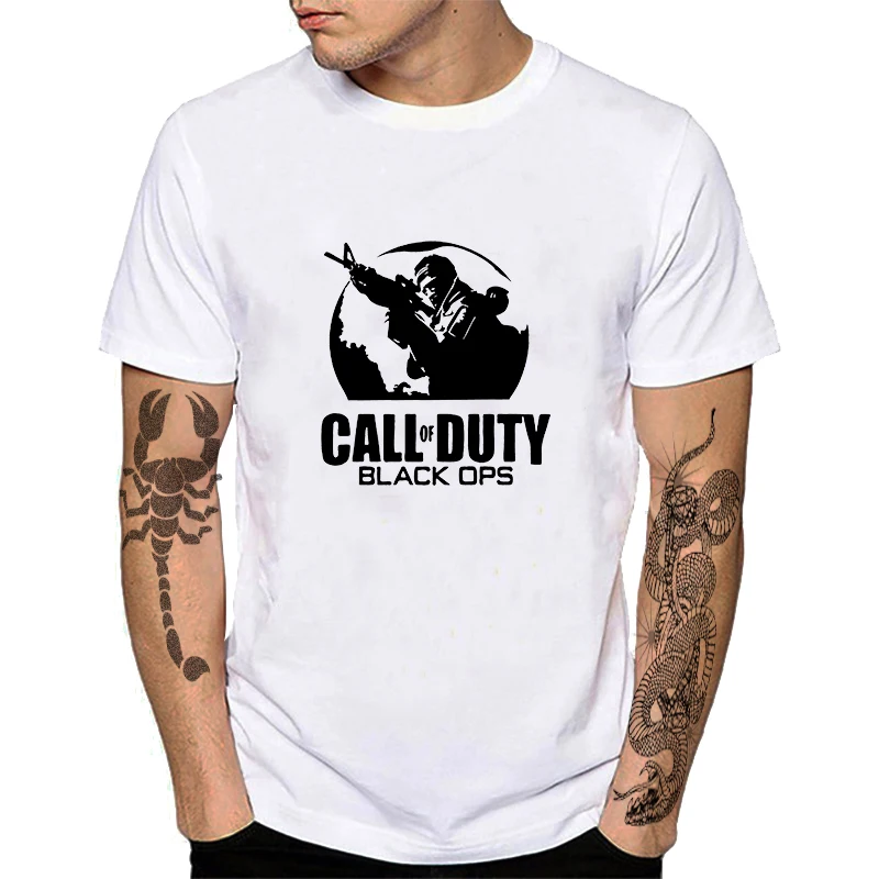 Мужская футболка с надписью Call Of Duty модель 2020 года|Мужские футболки| |