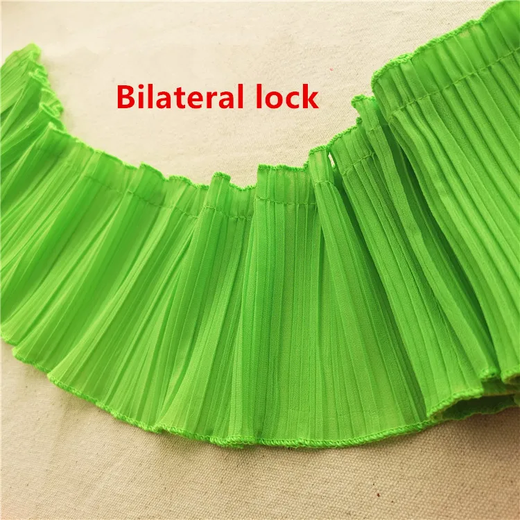 12 5 см Широкий карамельный цвет полированный шифон складной кружевной воротник