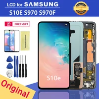 5 8 original lcd display for samsung galaxy s10e g970 g970f lcd screen touch digitizer assembly for galaxy s10e lcd display