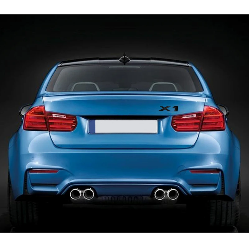 Для BMW X1 X3 X5 X6 E46 E36 F30 M3 M4 M5 740Li 325i пластик DIY номер хвост наклейка задний багажник