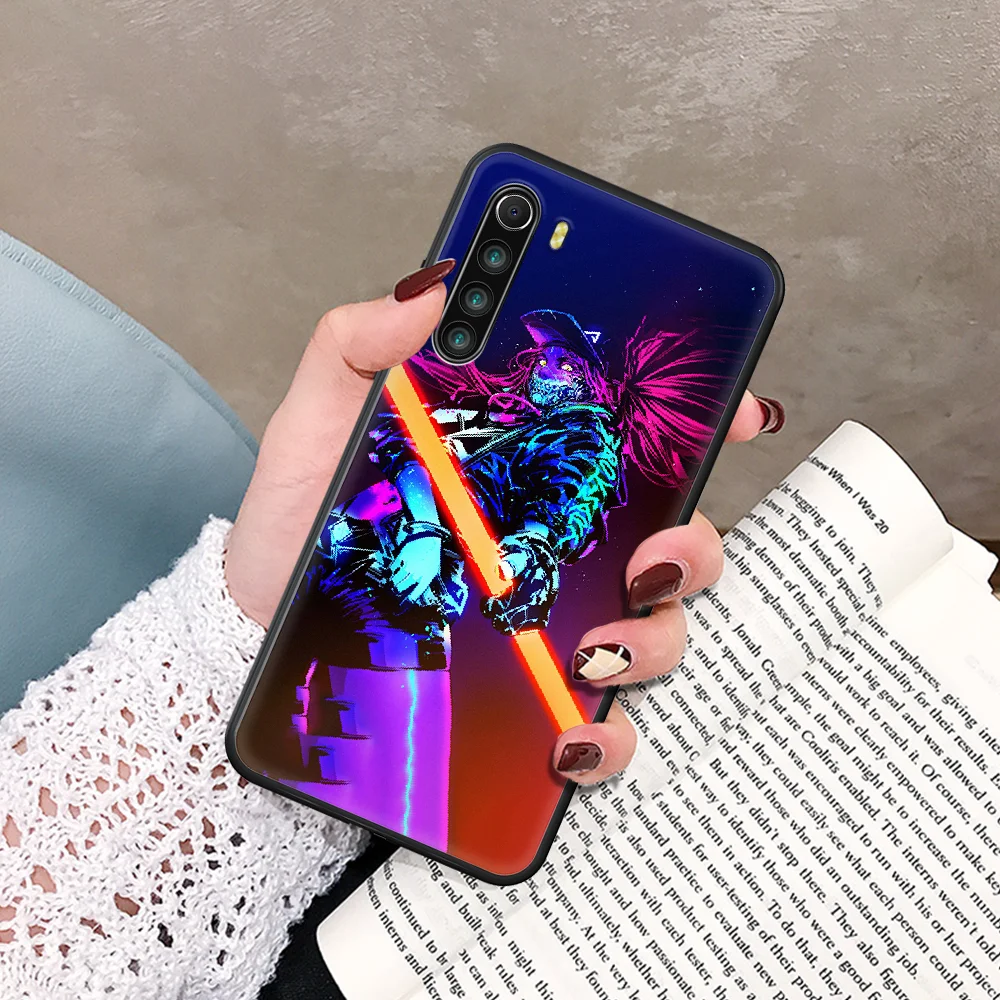 

lol kda kaisa Ahri akali Sindra Phone Case For Xiaomi Redmi Note 7 8 8T 9 9S 4X 7 7A 9A K30 Pro Ultra black Back Tpu Cover Soft