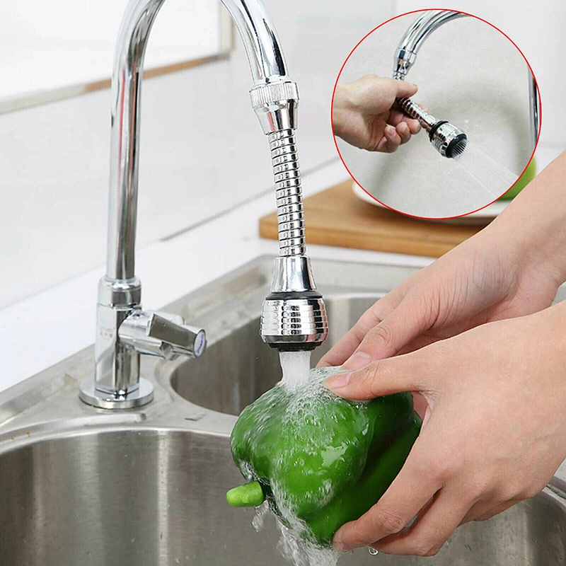 Вращающийся на 360 градусов аэратор из нержавеющей стали для экономии воды |