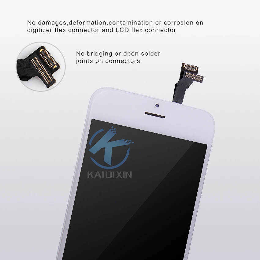 Pantalla Lcd de alta calidad para Iphone 6, montaje de digitalizador con pantalla t&aacute;ctil 3D, reemplazo 100% sin p&iacute;xeles muertos, reparaci&oacute;n perfecta, 10 unids/lote-1