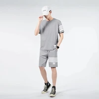 men clothing 2021 t shirts shorts clothes mens sets new summer two piece outfits plus size sweatpants designer tracksuit korean