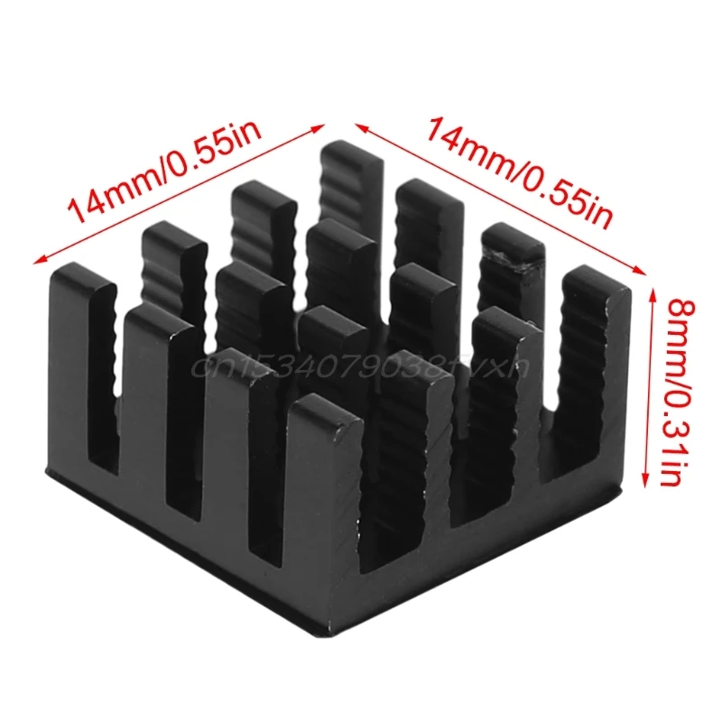 

10Pcs/Set 14*14*8mm Cooling Aluminum Heatsink For Computer Electrical Facilities