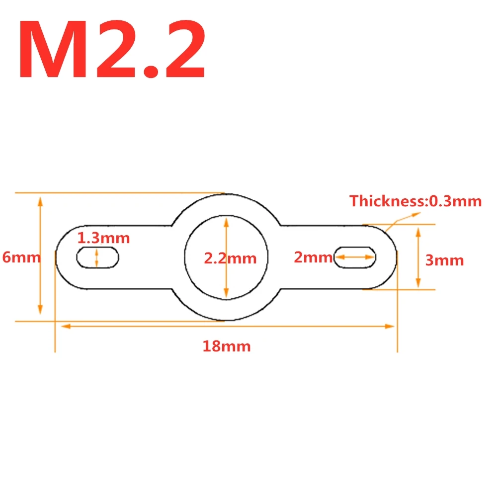 50 шт/100 шт Посеребренная медь с двойной головкой паяльный терминал M2.2-M4.2 круговой сварной шайбы сварочный лист пайки наконечник - Цвет: M2.2