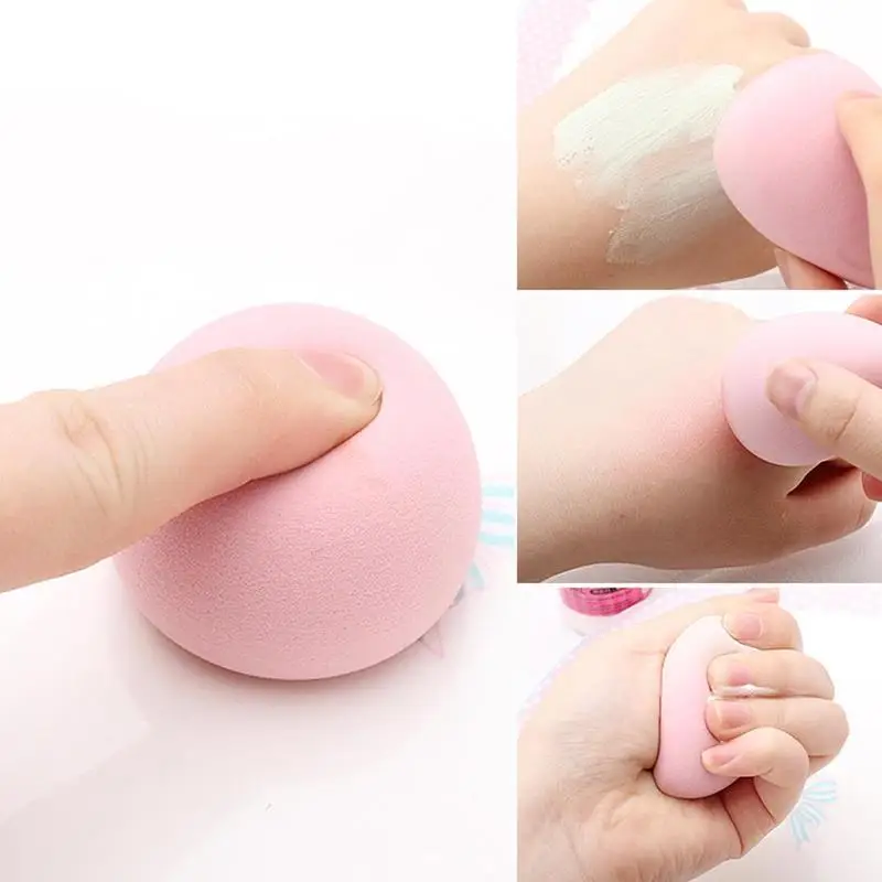 5 шт. цветные капельки воды Мягкая косметическая губка для макияжа растушевки