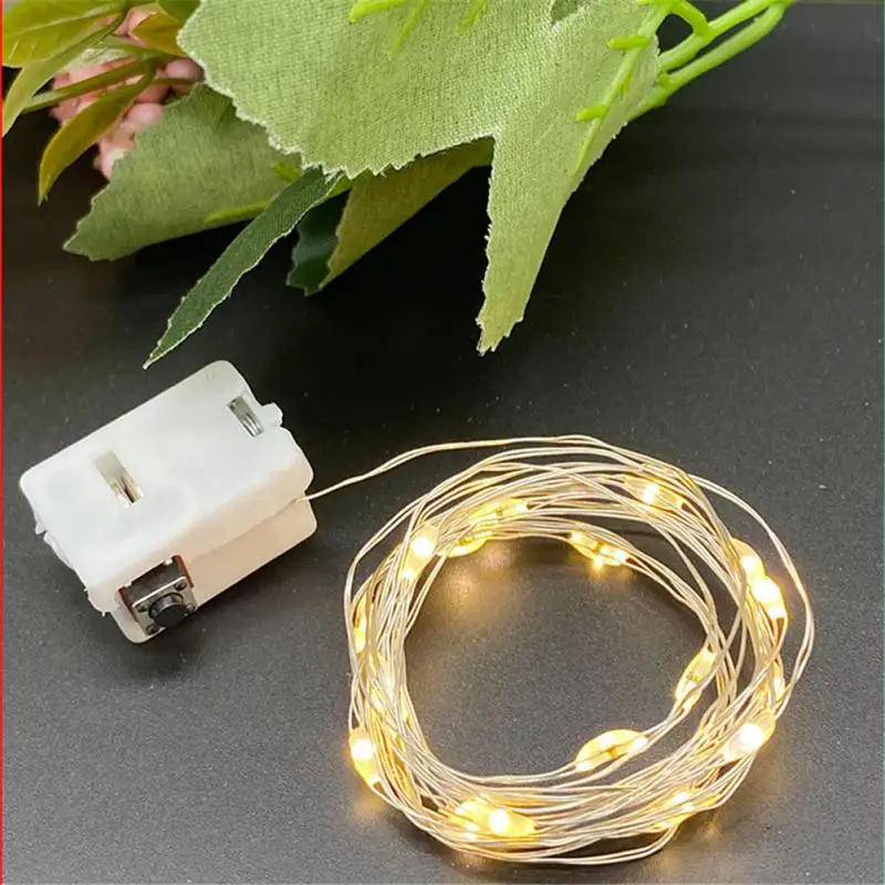

Christmas led packaging decoration lantern three gear dimming bouquet decoration AG13 battery string light