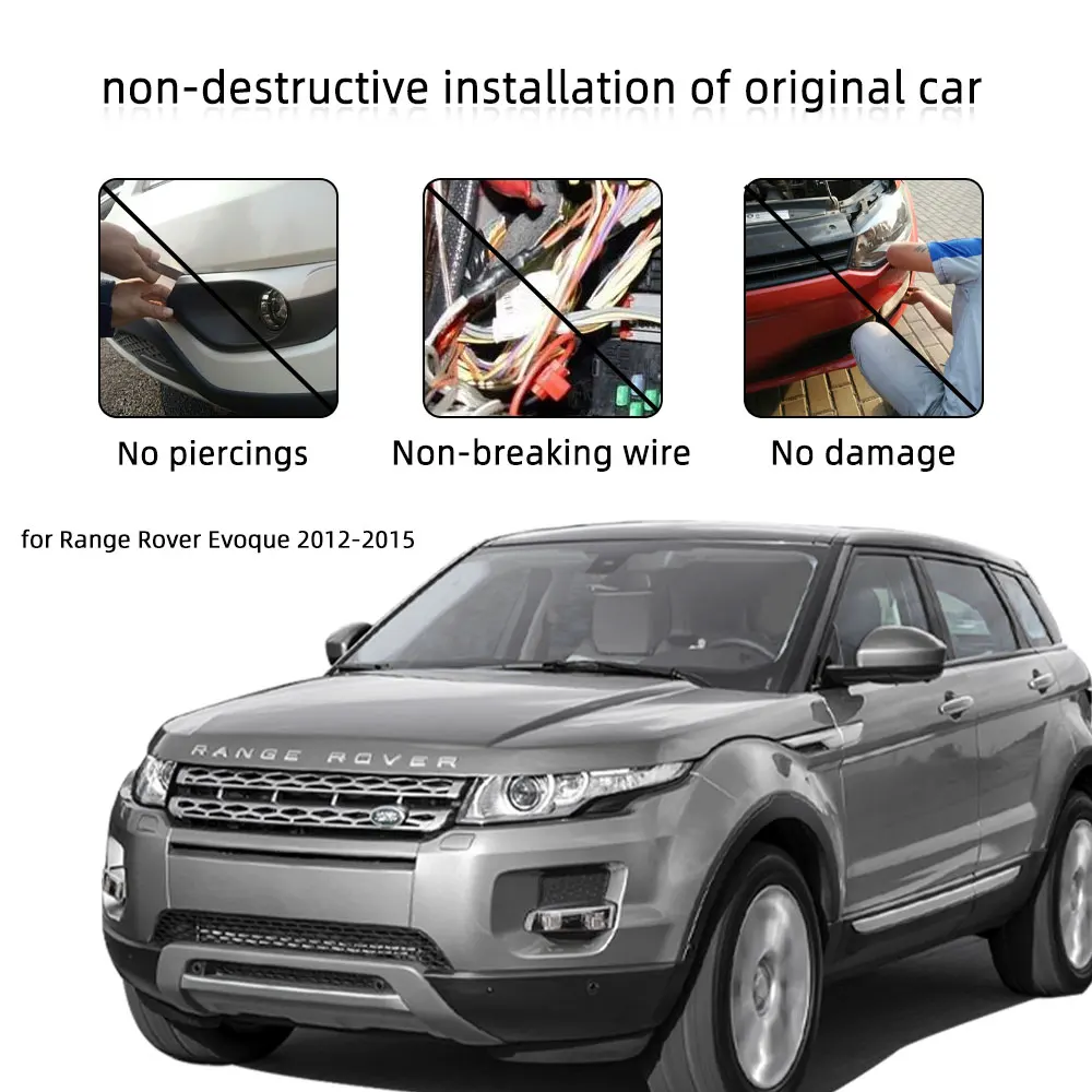 Противотуманные фары светодиодные ДХО для Land Rover Range Evoque 2011-2015